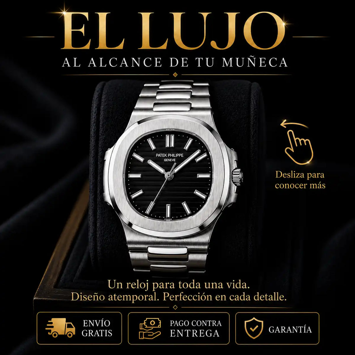 El Clásico de los Grandes ✨🌍 – Reloj de Lujo Importado ⏱️👑