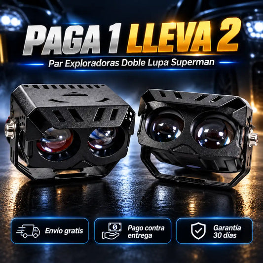 🦸‍♂️🔥 ¡Paga 1 Lleva 2! Par Exploradoras Doble Lupa Superman