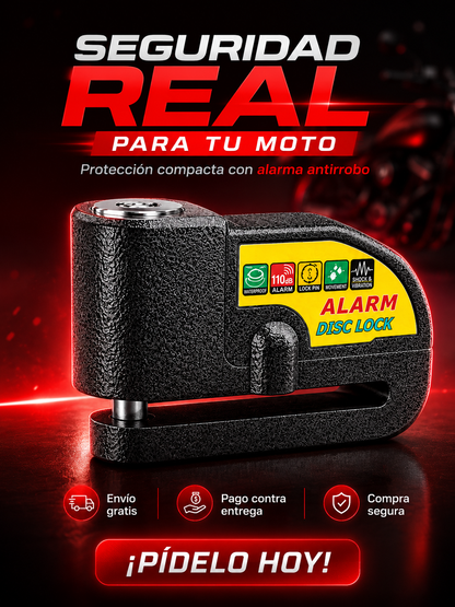 🚨Candado De Disco Con Alarma🚨