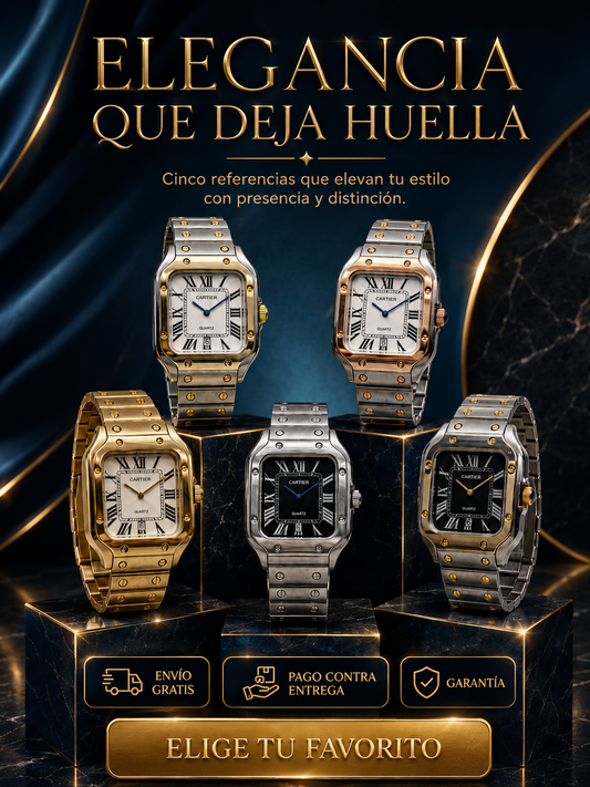 🔥 Reloj Hombre Cuadrado⌚ Edición Clásica de Lujo