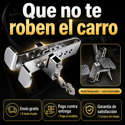 🔐 SeguroMax | Bloqueo de Pedal Antirrobo para tu Vehículo
